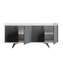 Hanah Home Consola Bled Antracita y Blanco